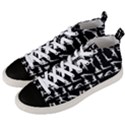 Yoga pattern Men s Mid-Top Canvas Sneakers View2