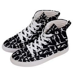 Yoga Pattern Men s Hi-top Skate Sneakers by Valentinaart