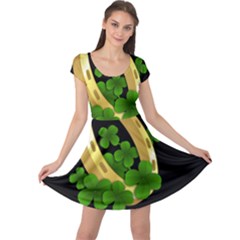  St  Patricks Day  Cap Sleeve Dress by Valentinaart