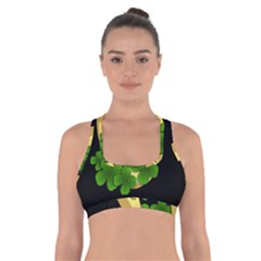  St  Patricks Day  Cross Back Sports Bra by Valentinaart