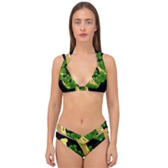  St  Patricks Day  Double Strap Halter Bikini Set by Valentinaart