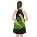  St. Patricks day  Halter Neckline Chiffon Dress  View2