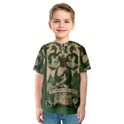  St  Patricks Day  Kids  Sport Mesh Tee by Valentinaart