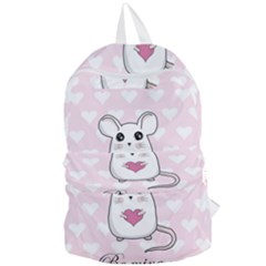 Cute Mouse - Valentines Day Foldable Lightweight Backpack by Valentinaart