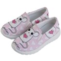 Cute mouse - Valentines day Kid s Lightweight Slip Ons View2