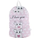 Cute mouse - Valentines day Foldable Lightweight Backpack View1