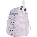 Cute mouse - Valentines day Foldable Lightweight Backpack View4