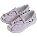 Cute mouse - Valentines day Kid s Lightweight Slip Ons View2