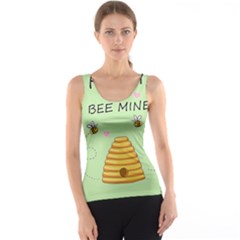 Bee Mine Valentines Day Tank Top by Valentinaart