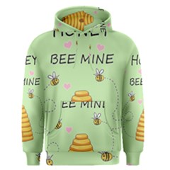 Bee Mine Valentines Day Men s Pullover Hoodie by Valentinaart