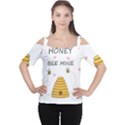 Bee mine Valentines day Cutout Shoulder Tee View1