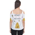 Bee mine Valentines day Cutout Shoulder Tee View2