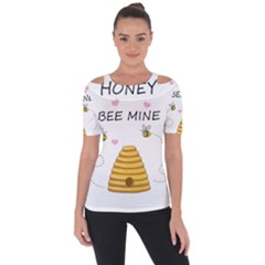 Bee Mine Valentines Day Short Sleeve Top by Valentinaart