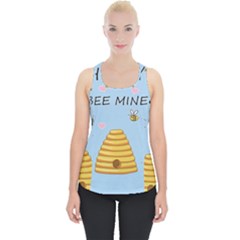 Bee Mine Valentines Day Piece Up Tank Top by Valentinaart