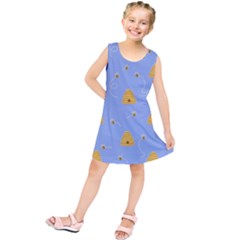 Bee Pattern Kids  Tunic Dress by Valentinaart