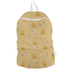 Bee Pattern Foldable Lightweight Backpack by Valentinaart