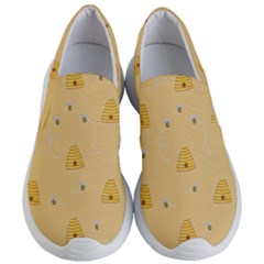 Bee Pattern Women s Lightweight Slip Ons by Valentinaart