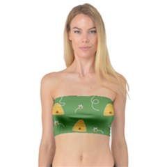 Bee Pattern Bandeau Top by Valentinaart