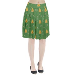 Bee Pattern Pleated Skirt by Valentinaart