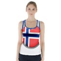 Norway Country Nation Blue Symbol Racer Back Sports Top View1