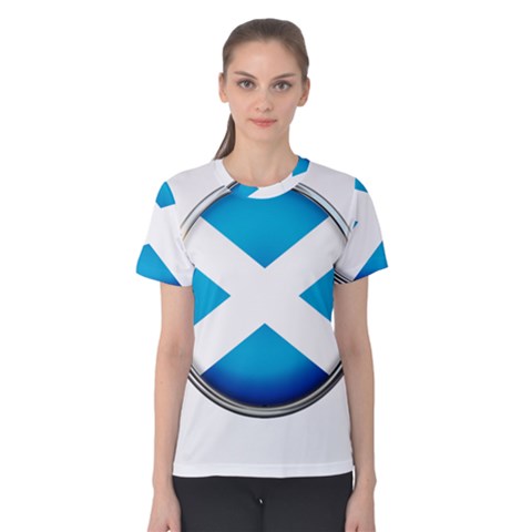 Scotland Nation Country Nationality Women s Cotton Tee by Nexatart