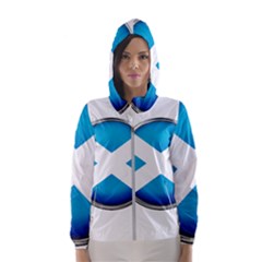 Scotland Nation Country Nationality Hooded Wind Breaker (women) by Nexatart