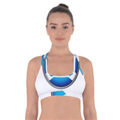 Scotland Nation Country Nationality Cross Back Sports Bra by Nexatart