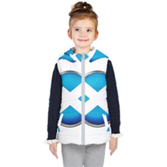 Scotland Nation Country Nationality Kid s Puffer Vest by Nexatart