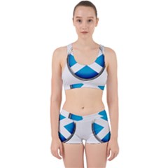 Scotland Nation Country Nationality Work It Out Sports Bra Set by Nexatart