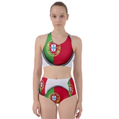 Portugal Flag Country Nation Racer Back Bikini Set by Nexatart