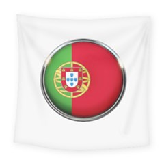 Portugal Flag Country Nation Square Tapestry (large) by Nexatart