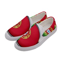 Portugal Flag Country Nation Women s Canvas Slip Ons by Nexatart