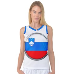 Slovenia Flag Mountains Country Women s Basketball Tank Top by Nexatart