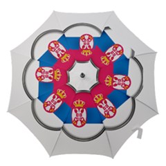 Serbia Flag Icon Europe National Hook Handle Umbrellas (medium) by Nexatart