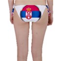 Serbia Flag Icon Europe National Bikini Bottom View2