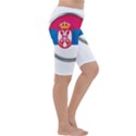 Serbia Flag Icon Europe National Cropped Leggings  View3