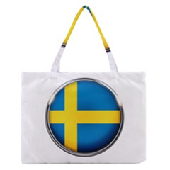 Sweden Flag Country Countries Zipper Medium Tote Bag by Nexatart