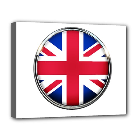 United Kingdom Country Nation Flag Deluxe Canvas 20  X 16   by Nexatart