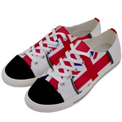 United Kingdom Country Nation Flag Women s Low Top Canvas Sneakers by Nexatart