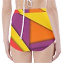 Background Abstract High-Waisted Bikini Bottoms View2