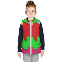 Liquid Forms Water Background Kid s Puffer Vest by Nexatart