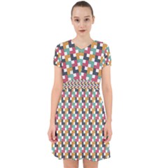 Background Abstract Geometric Adorable In Chiffon Dress