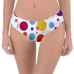 Background Polka Dot Reversible Classic Bikini Bottoms by Nexatart