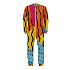 Background Abstract Memphis Onepiece Jumpsuit (kids) by Nexatart