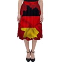 Germany Map Flag Country Red Flag Folding Skater Skirt View1