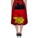 Germany Map Flag Country Red Flag Folding Skater Skirt View2