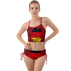 Germany Map Flag Country Red Flag Mini Tank Bikini Set by Nexatart