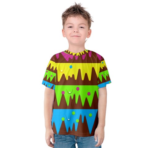 Illustration Abstract Graphic Kids  Cotton Tee by Nexatart