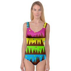 Illustration Abstract Graphic Princess Tank Leotard  by Nexatart