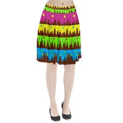 Illustration Abstract Graphic Pleated Skirt by Nexatart